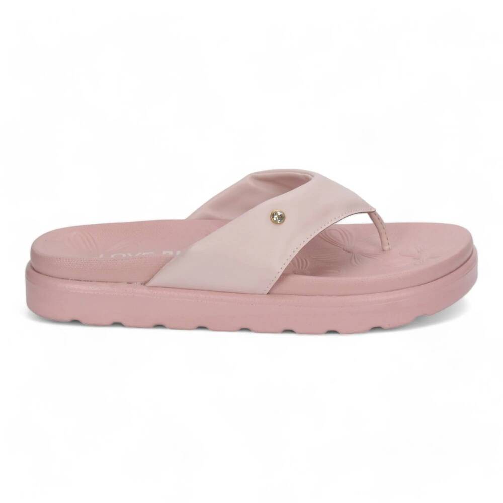 NEW LOVE RIO women's leblon seaside thong sandal in pink